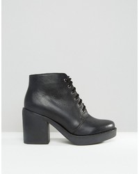 Asos Ravi Leather Lace Up Ankle Boots