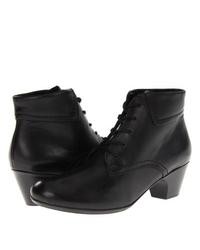 Rieker 70512 Sarah 12 Lace Up Boots Black Leather