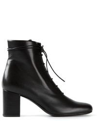 Saint Laurent Chunky Heel Ankle Boots