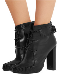 Tom Ford Santa Fe Fringed Leather Ankle Boots