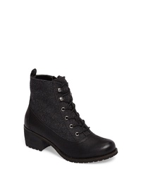 Aetrex Skyler Lace Up Zip Bootie