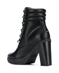 Tommy Hilfiger Studded Lace Up Boots