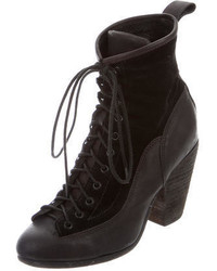 Rag & Bone Suede Pointed Toe Ankle Boots