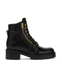 Balmain Army Leather Ankle Boots
