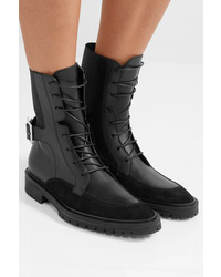 Givenchy Aviator Med Leather Ankle Boots