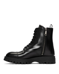 Prada Black Combat Boots