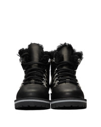 Yves Salomon Black Merinillo Boots
