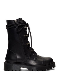 Vetements Black Spiked Army Boots