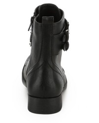 G by Guess Braxton Combat Boot  Black