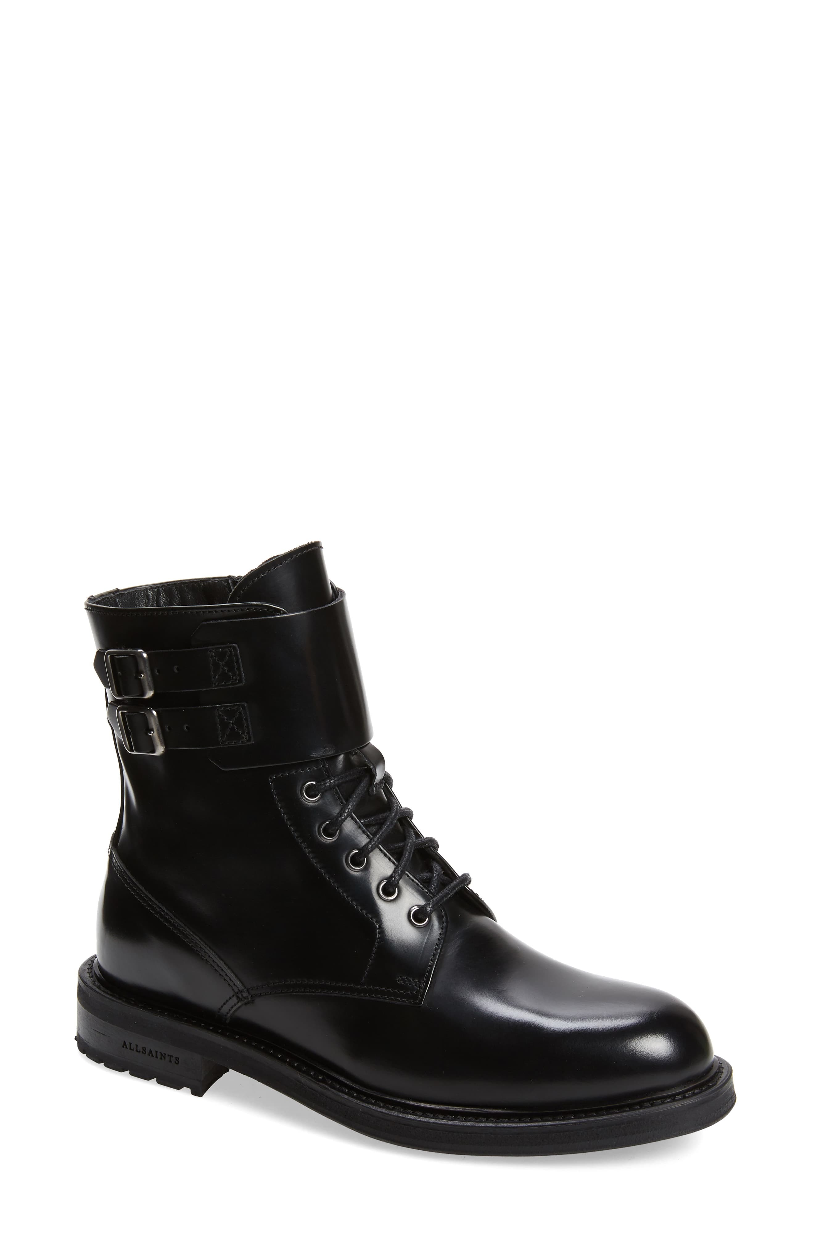 AllSaints Brigade Combat Boot, $179 | Nordstrom | Lookastic