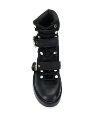 Strategia Buckled Chunky Heel Boots