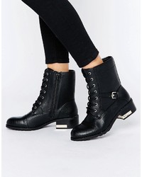 Call it SPRING Cerirwen Lace Up Flat Ankle Boots
