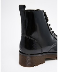 Bronx Chunky Lace Up Ankle Boots