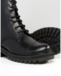 Park Lane Chunky Lace Up Flat Boot
