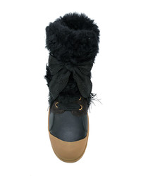 Chloé Chunky Sole Shearling Boots