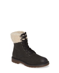 Band of Gypsies Dillon Fleece Cuff Lace Up Boot