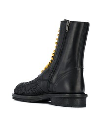 Ann Demeulemeester Embroidered Ankle Boots