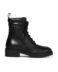 Bottega Veneta Intrecciato Leather Ankle Boots