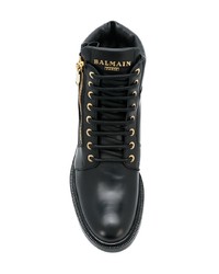 Balmain Lace Up Ankle Boots