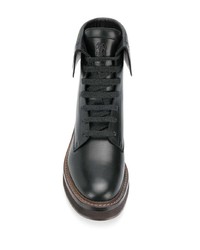 Brunello Cucinelli Lace Up Front Boots