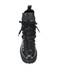 Moncler Lace Up Leather Army Boots