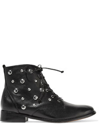 Schutz Lorn Studded Leather Ankle Boots