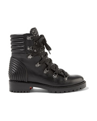 Christian Louboutin Mad Spiked Quilted Leather Ankle Boots
