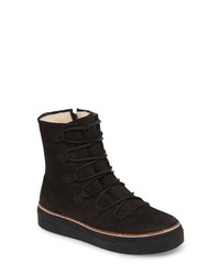 Blackstone Ol26 Genuine Shearling Lined Lace Up Bootie
