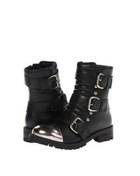 Shellys London Pistekova Lace Up Boots Black Leather