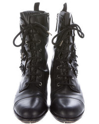 Valentino Techno Couture Combat Ankle Boots