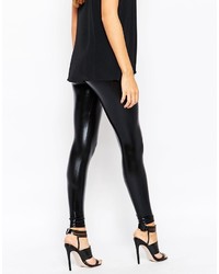 Asos Collection High Waisted Ultra Wet Look Leggings