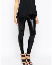 Asos Collection High Waisted Ultra Wet Look Leggings