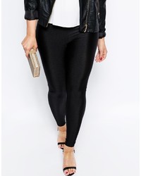 Asos Curve Legging With High Waist In Shimmer Disco