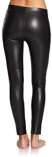 Wolford Estella Faux Leather Leggings, $395, Saks Fifth Avenue