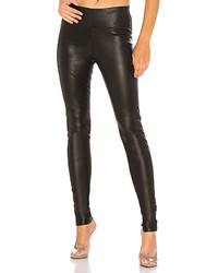 Gettingbacktosquareone Iconic Leather Legging In Black Size Xs