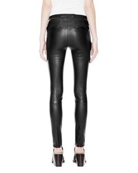 Helmut Lang Cropped Stretch Leather Legging