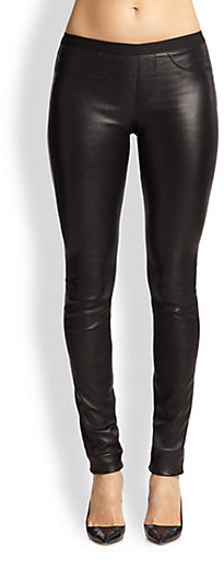 Helmut Lang Stretch Leather Leggings | Where to buy & how to wear