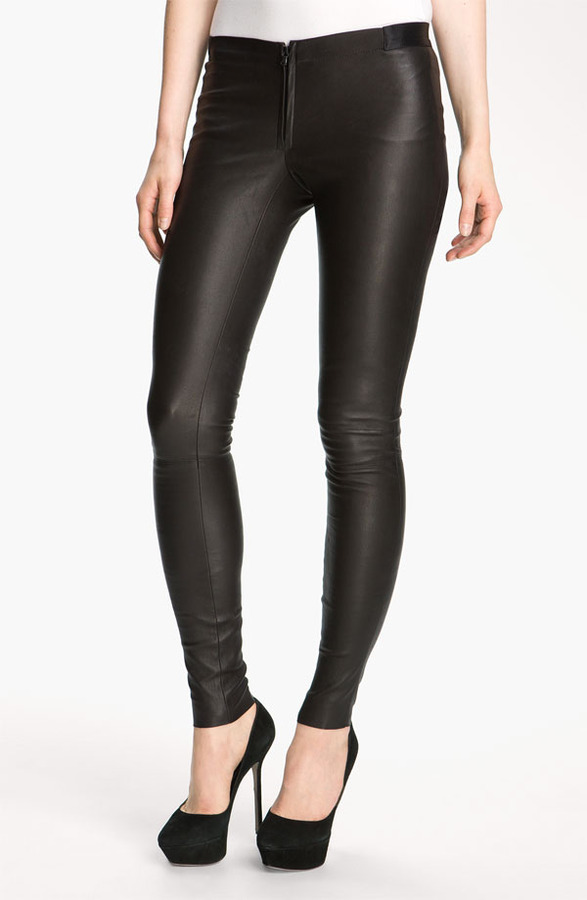 Alice + Olivia Leather Leggings, $798 | Nordstrom | Lookastic