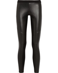 MICHAEL Michael Kors Michl Michl Kors Stretch Faux Leather And Jersey Leggings