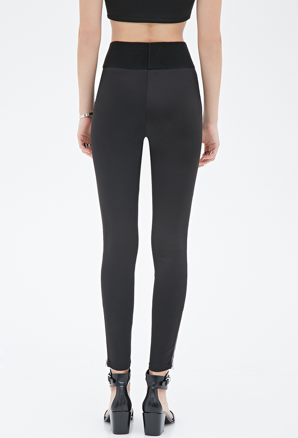 Black Leather Leggings Forever 21