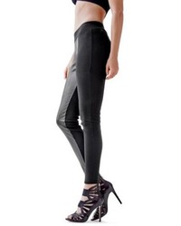 GUESS Ponte Faux Leather Leggings