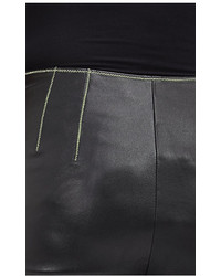Alexander Wang T By Contrast Stitch Leather Leggings