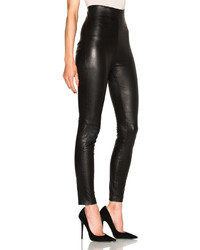 Theperfext Jessica High Waisted Leather Leggings