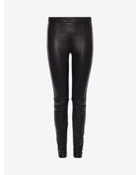 Alexander McQueen Whip Stitched Leather Leggings Context Httpschemaorg Type Product Id Httpwwwalexandermcqueencomusalexandermcqueenpants Cod42610147html Name Whip Stitched Leather Leggings