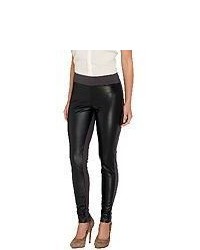 With Control Petite Faux Leather Tushy Lifter Leggings