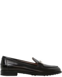 Tod's 10mm Double T Brushed Leather Loafers