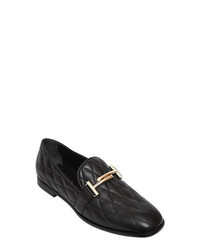 Tod's 10mm Double T Quilted Leather Loafers