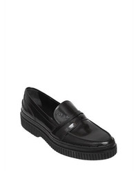 Tod's 30mm Brushed Leather Penny Loafers