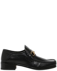 Gucci 30mm Vegas Leather Horse Bite Loafers