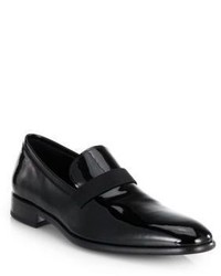 Salvatore Ferragamo Antoane Patent Leather Slip On Loafers